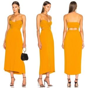 A.L.C. Orange Midi Dress